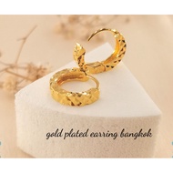 Virul Emas Bangkok Women's Earring Subang Dewasa Emas EE73 anting-anting Emas Anting Perempuan Emas
