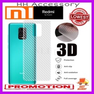 Carbon Fiber Sticker For Mi/Redmi 10/9T/9a/9c/9 Note 10/10s/10pro/9s/9pro Mi10Tpro/10T/11Tpro Poco X