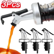 3/1Pcs Oil Bottle Stopper Cap Dispenser Sprayer Lock Wine Pourer Sauce Nozzle Liquor Leak-Proof Plug Bottle Stopper Kitchen Tool
