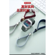 [Substitute Strap] Suitable for Casio AE1200 A158/168 f91w W218H Quick Release Elastic Nylon Watch S