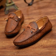 Men Boat Shoes Slip On Casual Driving Shoes Top Sider Leather Loafers Men's boat shoes casual shoes 