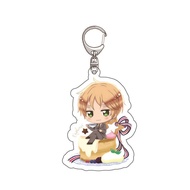 Bandai | Hetalia Anime Acrylic Keychain Transparent APH Arthur England Francis Alfred F Jones Keycha