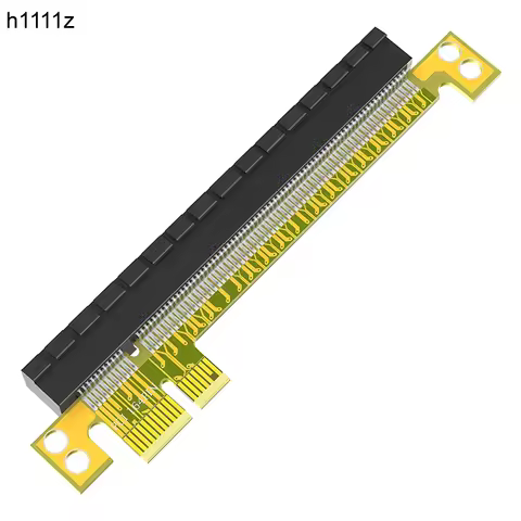 PCIE X1 to X16 Riser Card PCI Express 1X to 16X Slot Extender Adapter Converter Board Connector Male