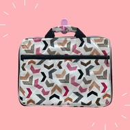 12 Inch & 14 Inch Patterned Canvas Laptop Bag
