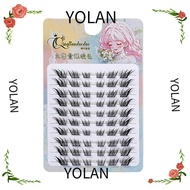 YOLANDAGOODS Lash Clusters,  Eye Manga False Eyelashes, Natural Look Reusable DIY Lash Extensions