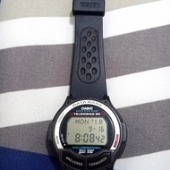 Jam Tangan Digital merek Casio, Data Bank Telememo 30, Water Resistan