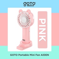 Goto Aiden Kipas Angin Mini Fan Genggam Tangan Lucu Portable Charger