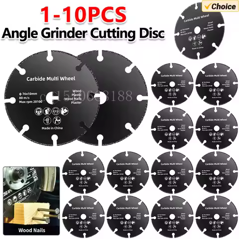10-1PCS 76MM Cut-Off Wheel Circular Resin Saw Blade Angle Grinder Cutting Disc for Metal Iron Copper