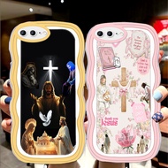 S-4 Jesus Casing for iphone 6s 6 7 8 Plus transparent TPU