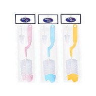 Sikat Botol Baby Safe BD037-6 Nilon+busa Rotary / Sikat Botol Susu Bahan Silikon Silicone BS366