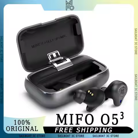 Mifo O5 3 Wireless Earphones With 2 Mics Noise Reduction Bluetooth 5.4 Long Battery Life IPX7 Waterp