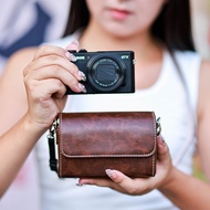 Yitao Suitable for Canon G7X3 Camera Bag g7x2 Protective Case Retro Camera Case G9X SX740 730 Leathe