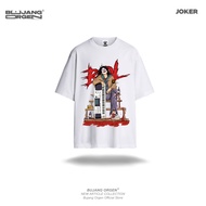BUJANG ORGEN T-Shirt - " Joker" - Regular Fit White Series T-Shirt