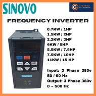 VFD Inverter 0.7KW/1.5KW/2.2KW/4KW/5.5KW/7.5KW/11KW 3Phase 380V Variable Frequency Drive Sinovo