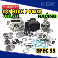 Head+Block Combo Set Ex5 HighPower/Ex5 Lama(Spec 53)Full Set(blok ex5 hi power ex5 lama head racing 