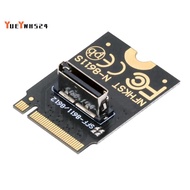 2230 NVMe M.2 Male to Oculink SFF-8612 SFF-8611 PCI-E4.0 67 Pin Female Vertical Host Adapter for NVM