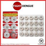 Mosquito Dunks (Bti Briquets) Non-Toxic Mosquito Insecticide / Pesticide (6pcs OR 20pcs Pack)
