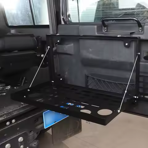 For Land Rover Defender 90 110 L663 2020-2024 /2004-2019 Aluminum tailgate multi-function storage ra