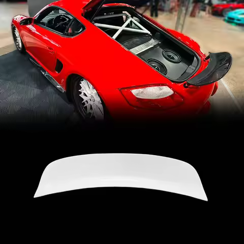 For Porsche Cayman 987 EPA Design GT Duckbill Spoiler, Fit Boxster S With Cayman Spoiler Mount Rear 