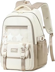 School Bag Teenager Backpack for Girls, Waterproof Casual Daypack School Backpack 3rd - 9th Grade, 2