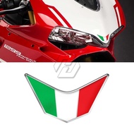 3D Resin Motorcycle Front Fairing Decals Italy Sticker Case for Ducati 959 969 1199 1299 PANIGALE V4