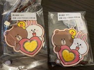 周大福line friends金幣吊飾