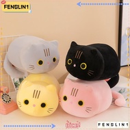 FENGLIN Plush Cat Toy, Cute Cat Gifts Cat Pillow, Soft Home Decor Stuffed Animal Cute Cat Doll Home