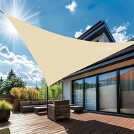 Multi-size Triangle Sun Shade Sail Waterproof Outdoor Garden Patio Party Sunscreen Awing Sun Canopy