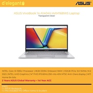 ASUS VivoBook 14 A1404V-AAM168WS Laptop (Transparent Silver)