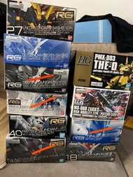 Rg Hg Mg Gundam 00 Exia Wing Unicorn Seed Eva Zeong Sazabi The O