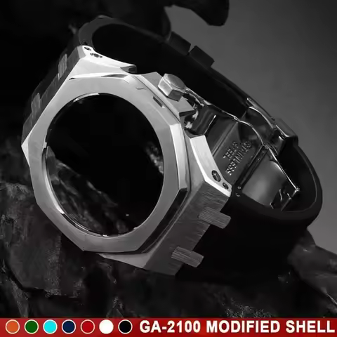 GA2100 Casioak Mod kit 4th Generation Modification Frame Case Bezel For G Shock GA2100 GA2110 Metal 