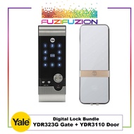 Yale YDR323G Gate + YDR3110 Door RFID Digital Lock Bundle