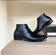 FREE MASKER MARVELS Sepatu KULIT SAPI 100% Casual Pentopel PDH PDL Kerja Resmi Kantoran Kickers Zipp