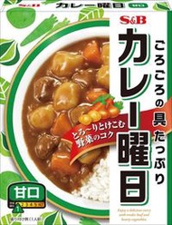 S&B 咖哩日即食咖哩（甘口）230g