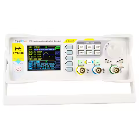 New FY6900 60MHz Dual Channel DDS Function Arbitrary Waveform Pluse Signal Generator VCO Frequency S