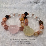 9-Tails Fox Bracelet | Rose Gold Edition | Love Wealth Protection