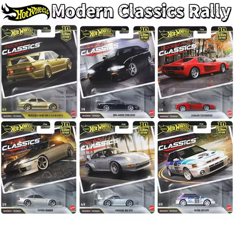 Hot Wheels Car Culture Modern Classics Rally Series FPY86 Alloy Diecast Car Model Metal Base Rubber 
