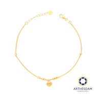 HE9 Arthesdam Jewellery 999 Gold Dangle Bell Bracelet