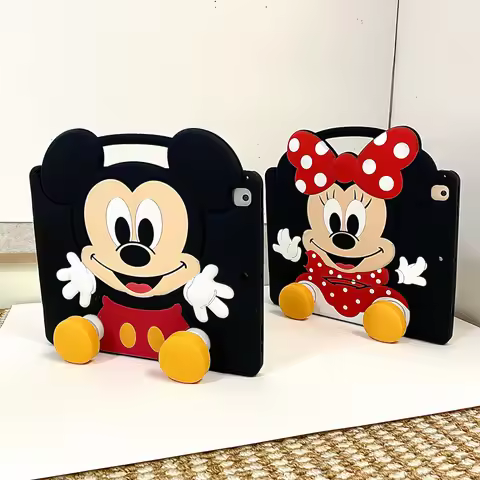 3D Cartoon Mickey Minne Tablet Case For Ipad Air Mini 3 4 5 6 7 10.9 Pro 11 9 8 7Th 10th Gen 10.2 10