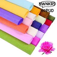 1412NWNKRSHOPUD Flower Bouquet Wrapping Paper, Handmade Crepe Paper for Flowers, Thickened Wrinkled 