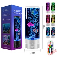 【Recommended】 Bubble Fish Lamp Led Ambient Light Bedroom Table Lamp Acrylic Bedside Lamp Creative Gi