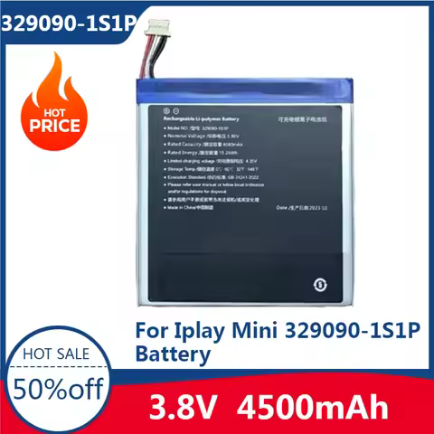 New High quality replaceable Battery High-Quality 4500mAh 3.8V 329090-1S1P Battery For Iplay Mini