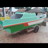 Perahu Fiber Kapal Model Selodang 6 Meter X 1,33Meter Nelayan Mancing