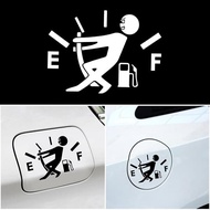 Stiker mobil motor motif gambar lucu unik tangki indikator bensin sticker Cutting aksesoris eksterio
