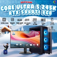 SETCOM+MONITOR BONMECOM2 ครบเซ็ตพร้อมจอ / INTEL CPU CORE ULTRA 5 245K / RTX 5060TI 8GB / Case เลือกแ