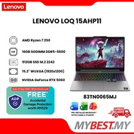 [🎁FREE 1Y ADP] LENOVO LOQ 15AHP11 83TN0065MJ Gaming Laptop (15.3" IPS / AMD Ryzen 7 / 16GB RAM / 512