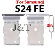 For Samsung Galaxy S24 FE S24FE Sim Card Tray Sim Card Slot Holder Card Holder Reader SD Slot Adapte