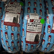 FKR TUBELESS RACING TYRE X-SPORT DWI DUAL COMPOUND RS168 120/70-17 TIRE TAYAR FKR TUBE LESS XSPORT R