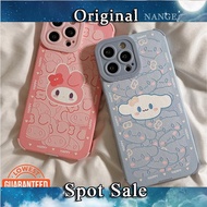 KZB OPPO Reno 7 6 5 4 3 Pro SE 4Z 4G 5G R17 R15 R11s R11 R9s F11 F1s Phone Case Cinnamoroll Melody Dog Cute Cartoon Pink Blue Leather Simple Soft Casing Cases Case Cover