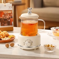 Multifunctional Flower Teapot Health Cup Mini Health Pot Office Glass Household Small Electric Stew 